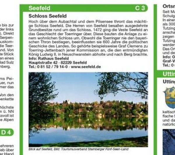 Produktbild: Rad- und Wanderkarte Starnberger F&uuml;nf-Seen-Land 1 : 50 000