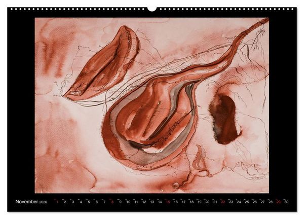 Produktbild: Feinste Aquarelle (hochwertiger Premium Wandkalender 2026 DIN A2 quer), Kunstdruck in Hochglanz