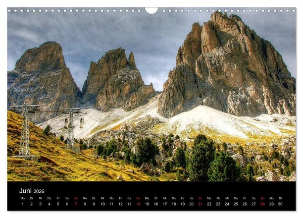 Produktbild: dolomiten (Wandkalender 2026 DIN A3 quer), CALVENDO Monatskalender