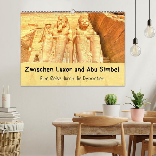 Produktbild: Zwischen Luxor und Abu Simbel - Eine Reise durch die Dynastien (Wandkalender 2026 DIN A2 quer), CALVENDO Monatskalender