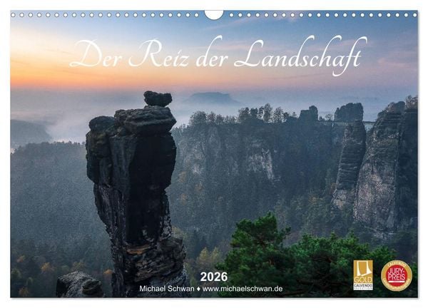 Der Reiz der Landschaft (Wandkalender 2026 DIN A3 quer), CALVENDO Monatskalender