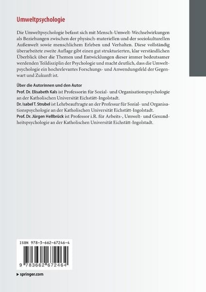 Produktbild: Umweltpsychologie