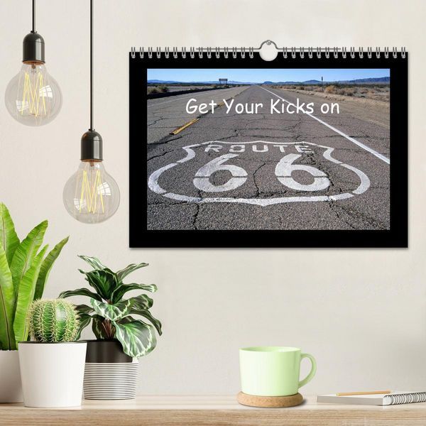 Produktbild: Get Your Kicks on Route 66 (Wandkalender 2026 DIN A4 quer), CALVENDO Monatskalender