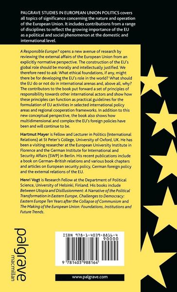 Produktbild: A Responsible Europe?