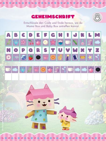 Produktbild: Gabby's Dollhouse: 1001 Sticker: Stickern &ndash; R&auml;tseln &ndash; Ausmalen