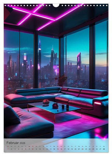Produktbild: Wohn(t)r&auml;ume - Wohnzimmer Impressionen (Wandkalender 2026 DIN A3 hoch), CALVENDO Monatskalender