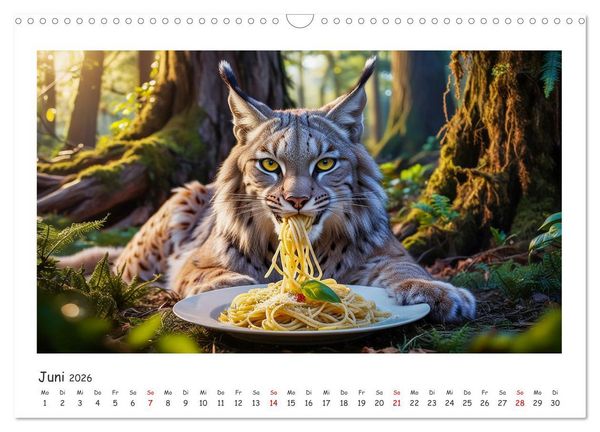 Produktbild: Mahlzeit... Wie wir Sie selten sehen! (Wandkalender 2026 DIN A3 quer), CALVENDO Monatskalender