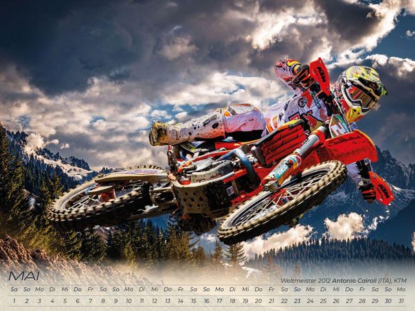 Produktbild: Motocross Artwork Edition Kalender 2027