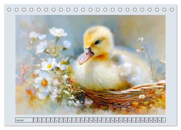Produktbild: G&auml;nse. Geselliges Schnattern in der Natur (Tischkalender 2027 DIN A5 quer), CALVENDO Monatskalender