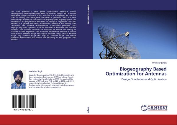 Produktbild: Biogeography Based Optimization for Antennas