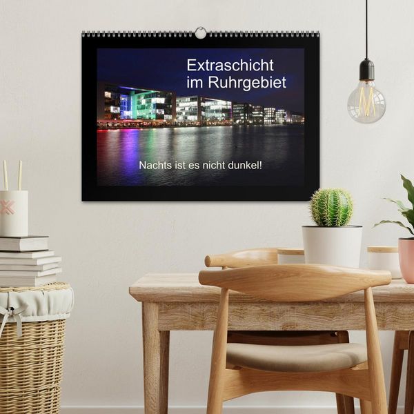 Produktbild: Extraschicht im Ruhrgebiet - Nachts ist es nicht dunkel! (Wandkalender 2026 DIN A3 quer), CALVENDO Monatskalender