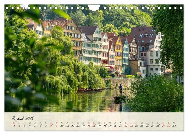 Produktbild: Lieblingsorte in und um T&uuml;bingen (Wandkalender 2026 DIN A4 quer), CALVENDO Monatskalender