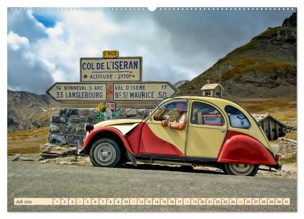 Produktbild: Citro&euml;n 2CV - die Ente (hochwertiger Premium Wandkalender 2026 DIN A2 quer), Kunstdruck in Hochglanz