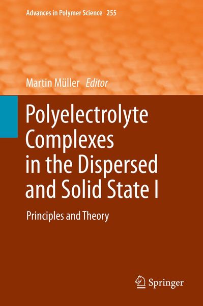 Produktbild: Polyelectrolyte Complexes in the Dispersed and Solid State I