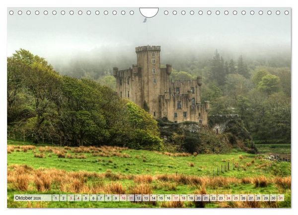 Produktbild: Schottland - Land aus Nebel und Licht (Wandkalender 2026 DIN A4 quer), CALVENDO Monatskalender