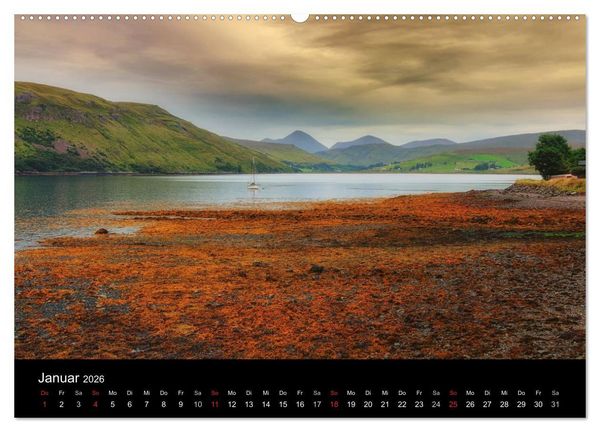 Produktbild: Schottland - Spiegel der Seele (Wandkalender 2026 DIN A2 quer), CALVENDO Monatskalender