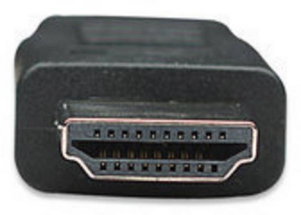 Produktbild: Manhattan HDMI Anschlusskabel HDMI-A Stecker, HDMI-A Stecker 1.80 m Schwarz 306119-CG 4K UHD HDMI-Kabel