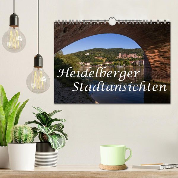 Produktbild: Heidelberger Stadtansichten (Wandkalender 2026 DIN A4 quer), CALVENDO Monatskalender