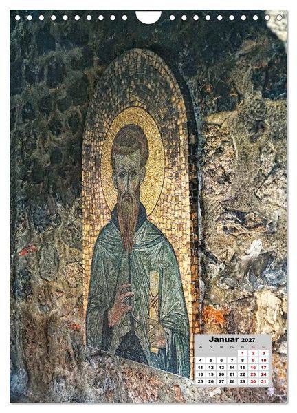 Produktbild: Orthodoxe Kirchen in Nordmazedonien (Wandkalender 2027 DIN A4 hoch), CALVENDO Monatskalender
