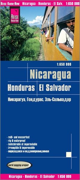 Produktbild: Reise Know-How Landkarte Nicaragua, Honduras, El Salvador (1:650.000)