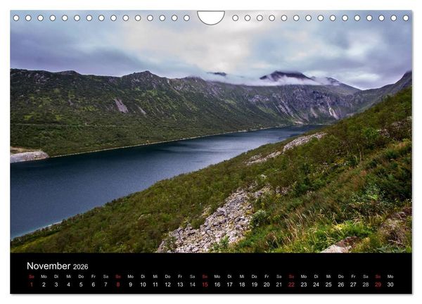 Produktbild: Erlebnis Norwegen: Narvik bis Troms&oslash; (Wandkalender 2026 DIN A4 quer), CALVENDO Monatskalender