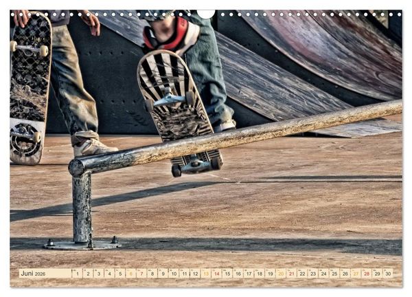 Produktbild: Skateboarding, so cool (Wandkalender 2026 DIN A3 quer), CALVENDO Monatskalender