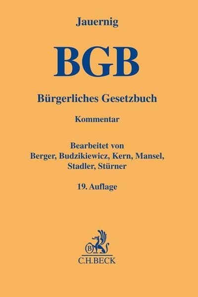 'Bürgerliches Gesetzbuch' Von '' - Buch - '978-3-406-79922-8'