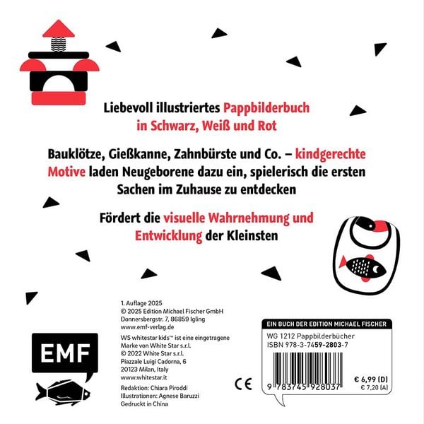 Produktbild: Mein allererstes Kontraste-Buch: Zuhause &ndash; f&uuml;r Babys von 0&ndash;12 Monate