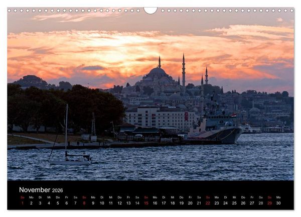 Produktbild: Istanbul Einmalig (Wandkalender 2026 DIN A3 quer), CALVENDO Monatskalender