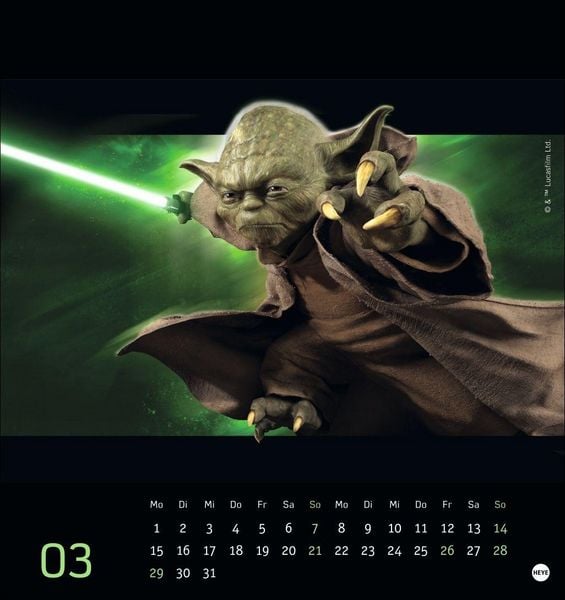 Produktbild: Star Wars Postkartenkalender 2027