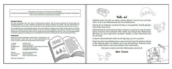 Produktbild: Supergut mit ADHS &ndash; Adventskalender: 24 Tage Positive Psychologie, 24 Mitmach-Seiten und viele starke Ideen f&uuml;r das ganze Jahr