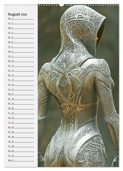 Produktbild: Armor Couture. Mode inspiriert vom Mittelalter (Wandkalender 2026 DIN A2 hoch), CALVENDO Monatskalender