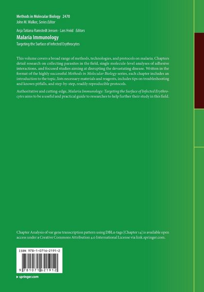 Produktbild: Malaria Immunology
