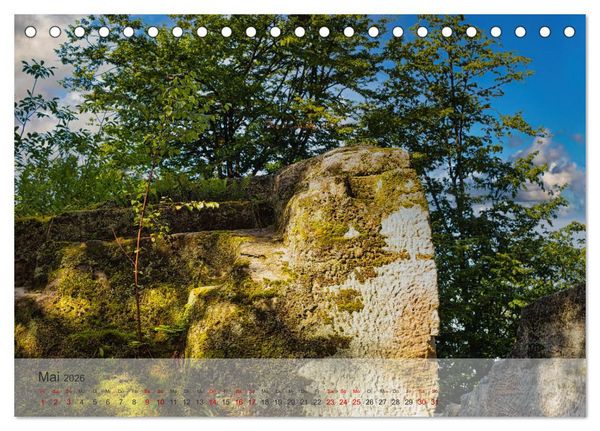 Produktbild: Felsenburg Rotenhan (Tischkalender 2026 DIN A5 quer), CALVENDO Monatskalender