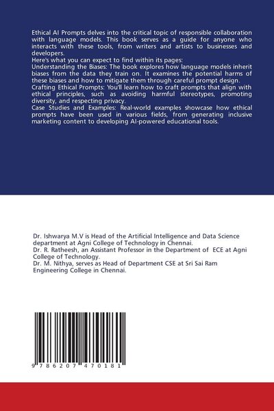 Produktbild: Ethical Ai Prompts: Responsible Collaboration with Language Models