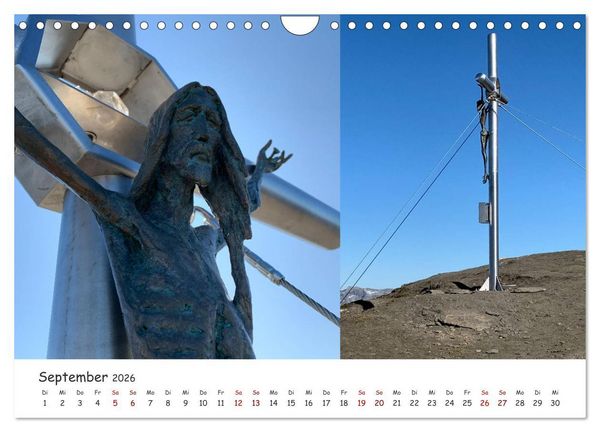 Produktbild: Bekannte und unbekannte S&uuml;dtiroler Gipfelkreuze im Detail (Wandkalender 2026 DIN A4 quer), CALVENDO Monatskalender