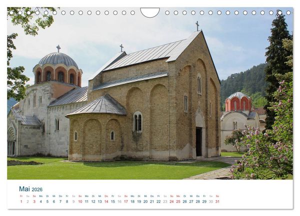 Produktbild: Quer durch Serbien (Wandkalender 2026 DIN A4 quer), CALVENDO Monatskalender