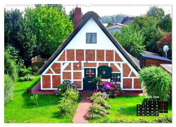 Produktbild: Krummendeich - Dorfidylle an der Elbe (hochwertiger Premium Wandkalender 2026 DIN A2 quer), Kunstdruck in Hochglanz
