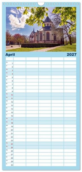 Produktbild: Familienplaner 2027 - Norden-Norddeich. Maritime Orte mit Flair mit 5 Spalten (Wandkalender, 21 x 45 cm) CALVENDO
