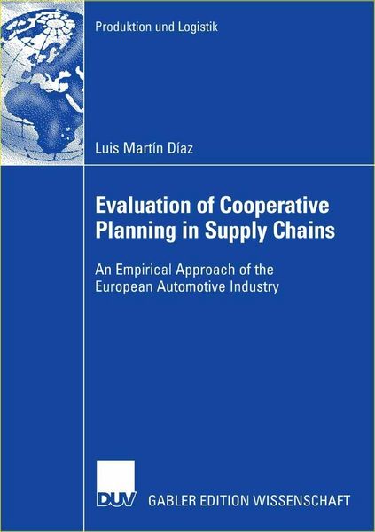 Produktbild: Evaluation of Cooperative Planning in Supply Chains