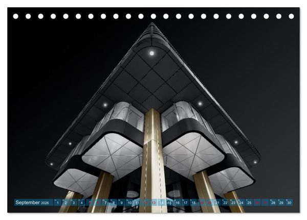 Produktbild: MAINHATTEN architektur kunst (Tischkalender 2026 DIN A5 quer), CALVENDO Monatskalender