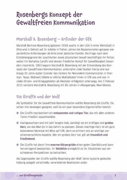 Produktbild: 40 Vorlesegeschichten zur Giraffensprache, ab 6 Jahre