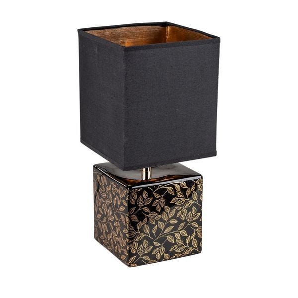formano Lampe 35 cm Schwarz-Gold Lampe 35 cm Schwarz-Gold