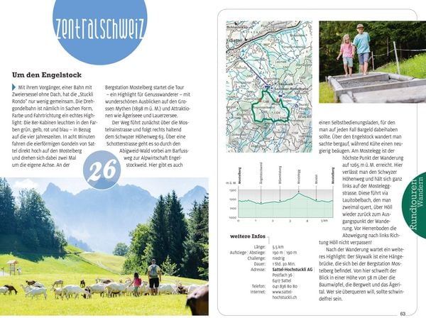Produktbild: K&uuml;mmerly+Frey Erlebnis Schweiz Wandern Rundtouren - Wanderf&uuml;hrer