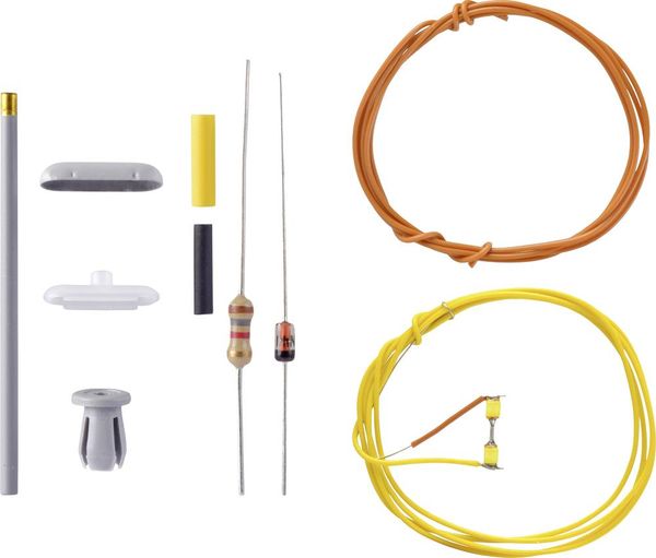 Produktbild: Viessmann Modelltechnik N Bahnsteigleuchte doppelt Bausatz 6626 1St.