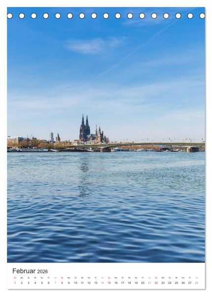 Produktbild: K&ouml;lner Dom - Blickwinkel auf ein Wahrzeichen (Tischkalender 2026 DIN A5 hoch), CALVENDO Monatskalender