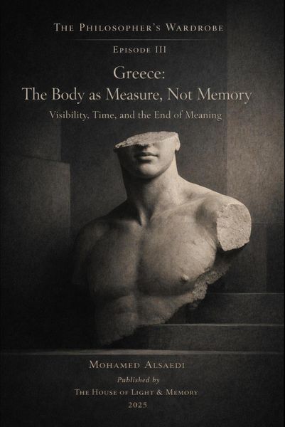 Produktbild: The Philosopher's Wardrobe: Episode III Greece - The Body as Measure, Not Memory