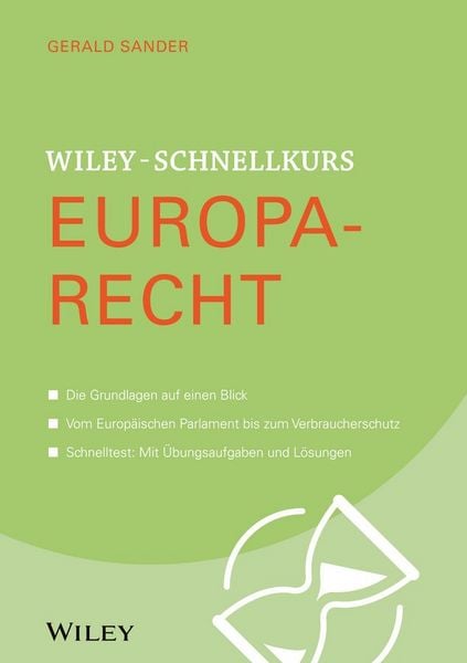 Produktbild: Wiley-Schnellkurs Europarecht