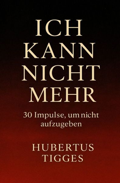 Produktbild: Ich kann nicht mehr - 30 Impulse, um nicht aufzugeben