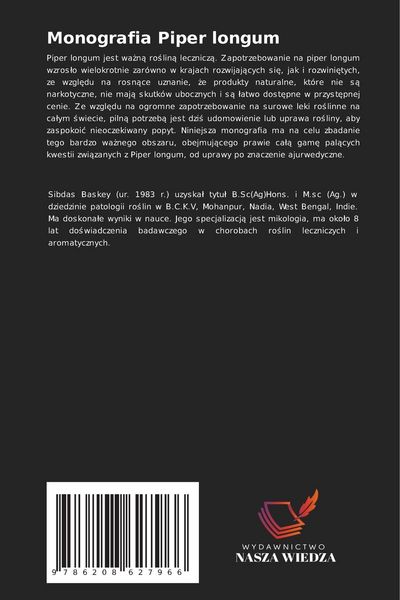 Produktbild: Monografia Piper longum